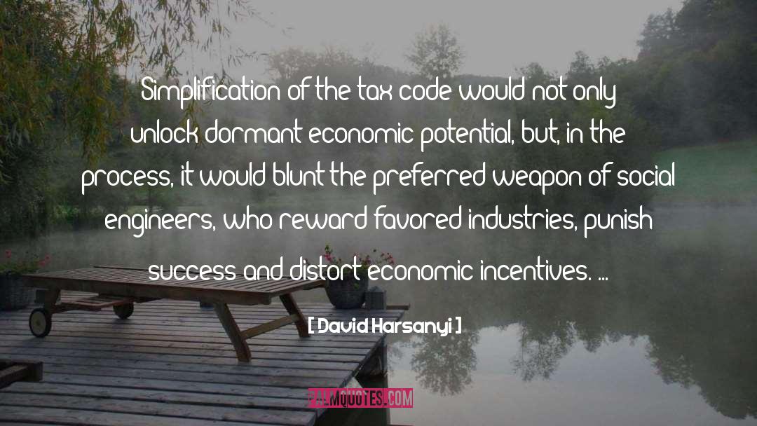 David Harsanyi Quotes: Simplification of the tax code