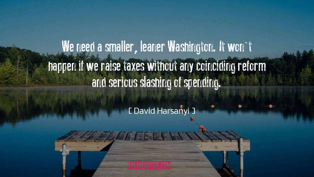 David Harsanyi Quotes: We need a smaller, leaner