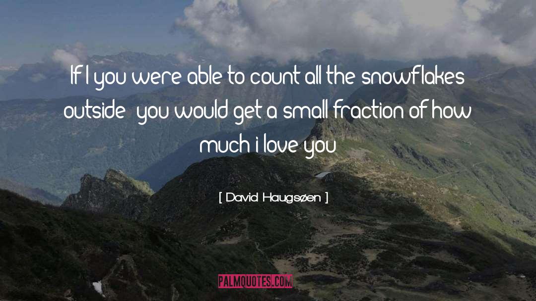 David Haugsøen Quotes: If I you were able