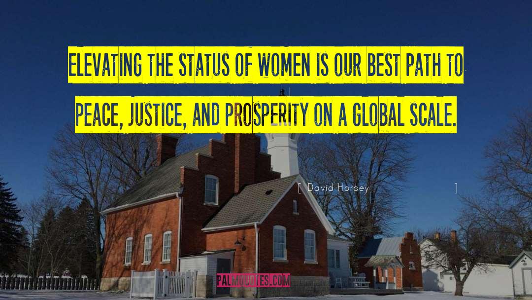 David Horsey Quotes: Elevating the status of women