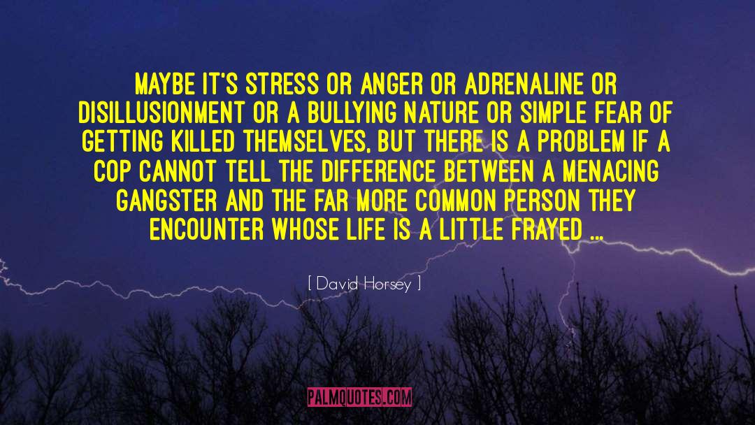 David Horsey Quotes: Maybe it's stress or anger