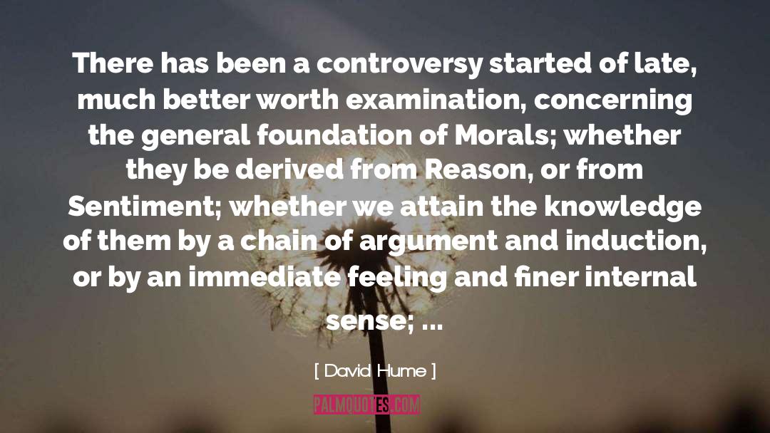 David Hume Quotes: There has been a controversy