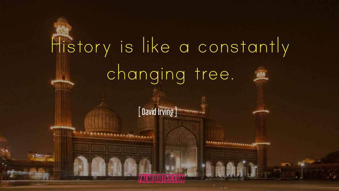 David Irving Quotes: History is like a constantly