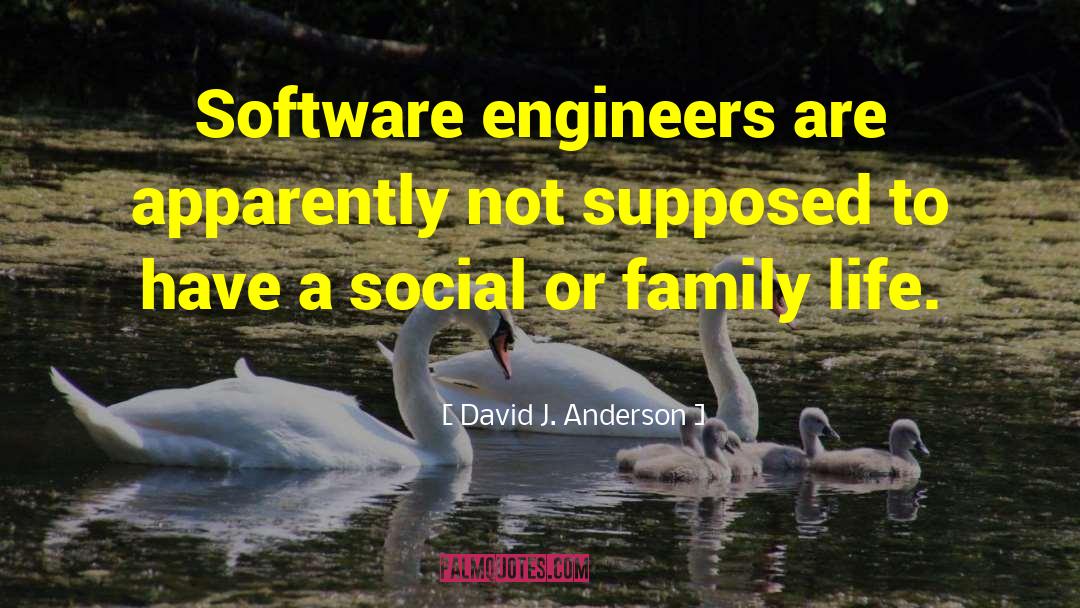 David J. Anderson Quotes: Software engineers are apparently not