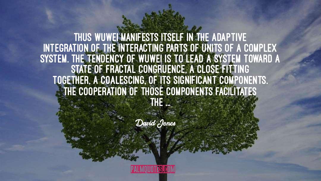 David Jones Quotes: Thus wuwei manifests itself in