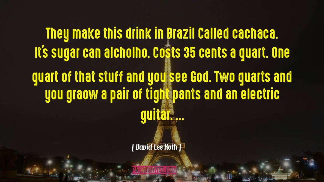 David Lee Roth Quotes: They make this drink in