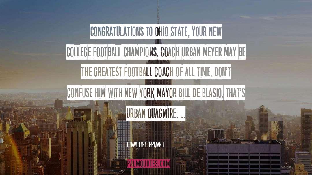 David Letterman Quotes: Congratulations to Ohio State, your
