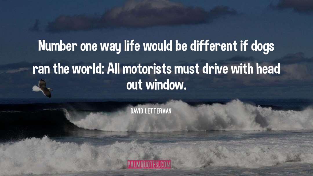 David Letterman Quotes: Number one way life would