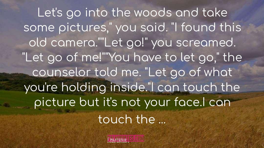 David Levithan Quotes: Let's go into the woods