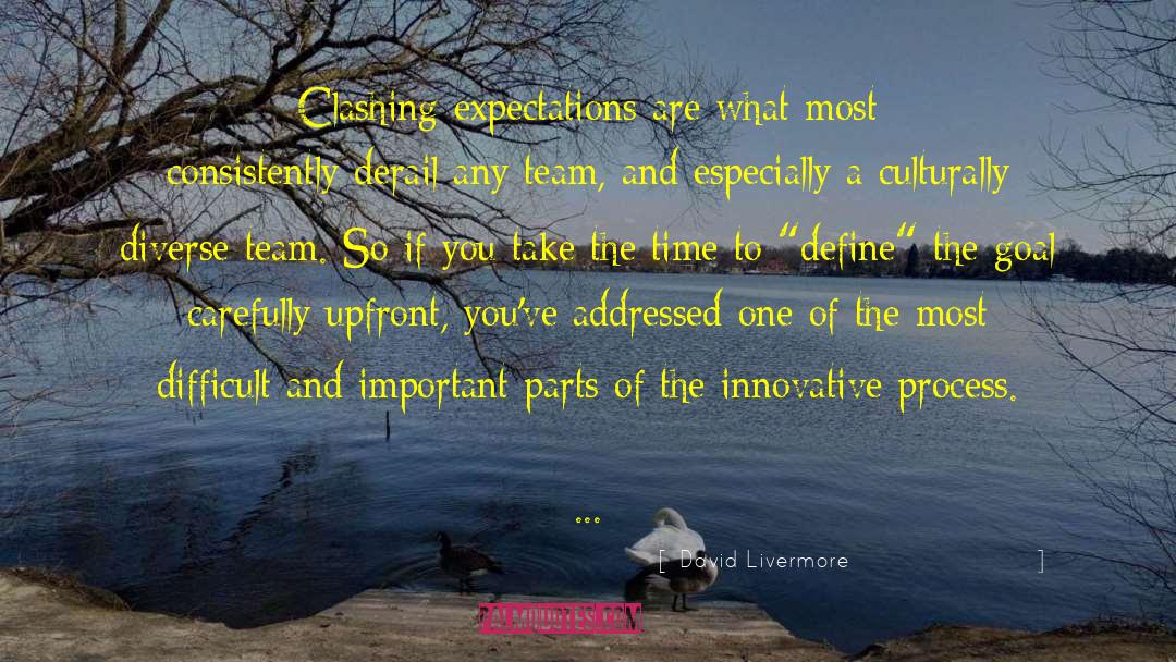 David Livermore Quotes: Clashing expectations are what most