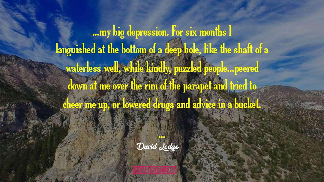 David Lodge Quotes: ...my big depression. For six