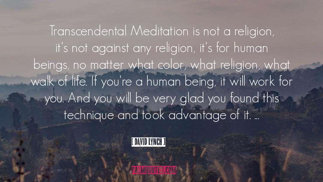 David Lynch Quotes: Transcendental Meditation is not a
