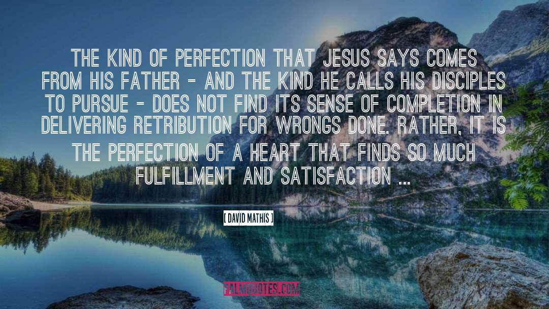 David Mathis Quotes: The kind of perfection that