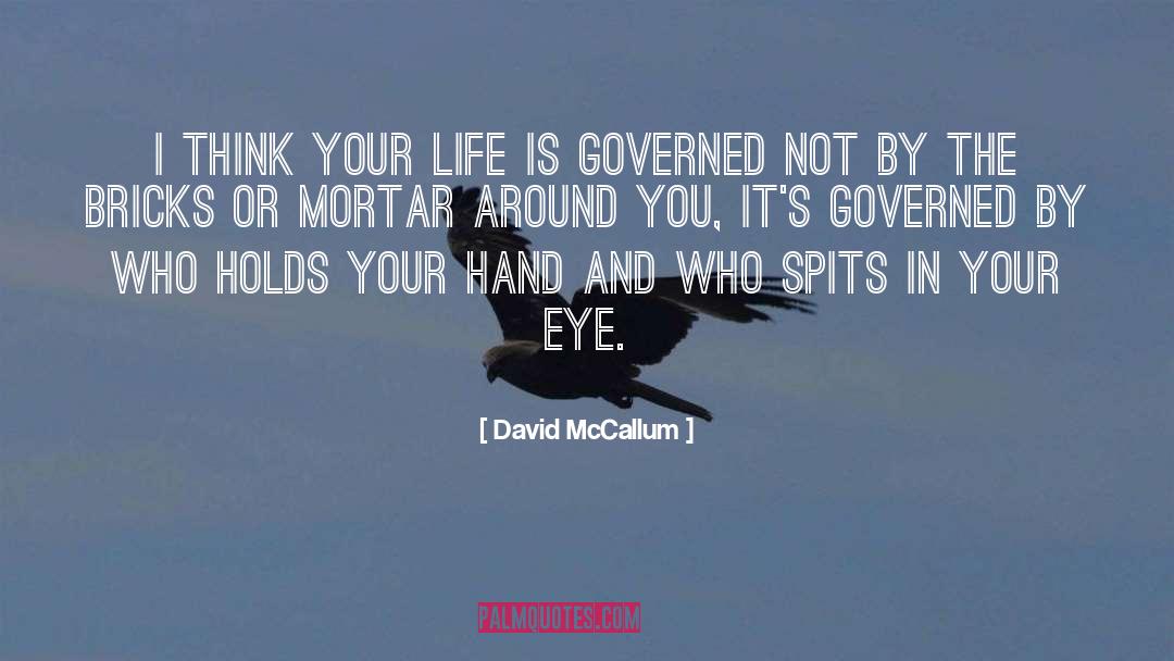 David McCallum Quotes: I think your life is