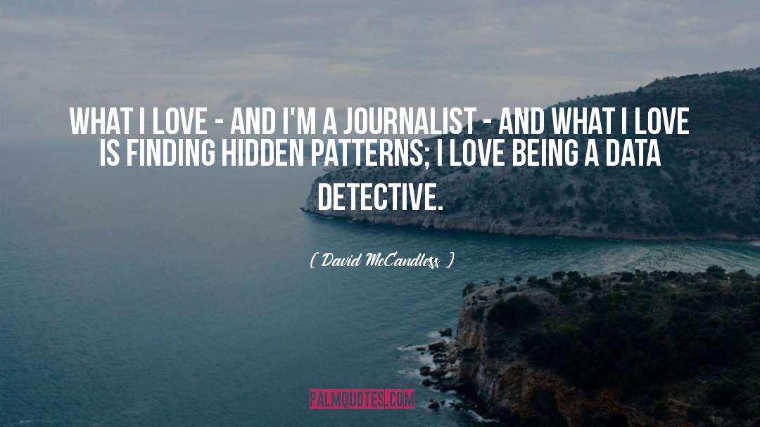 David McCandless Quotes: What I love - and