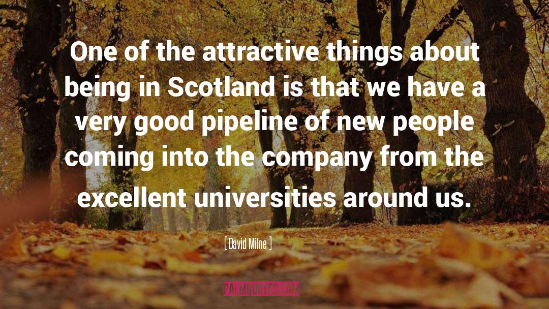 David Milne Quotes: One of the attractive things