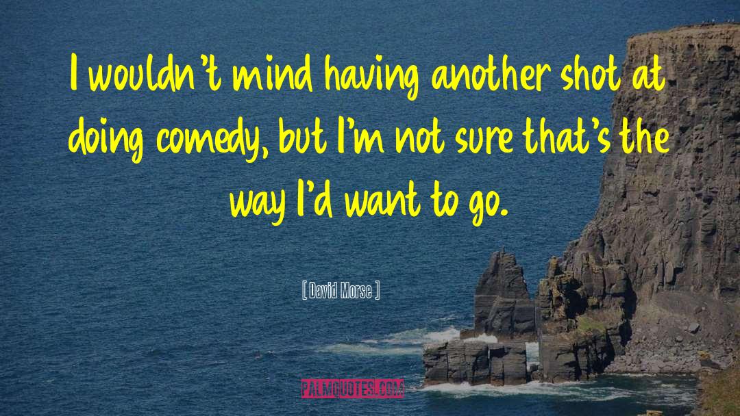 David Morse Quotes: I wouldn't mind having another