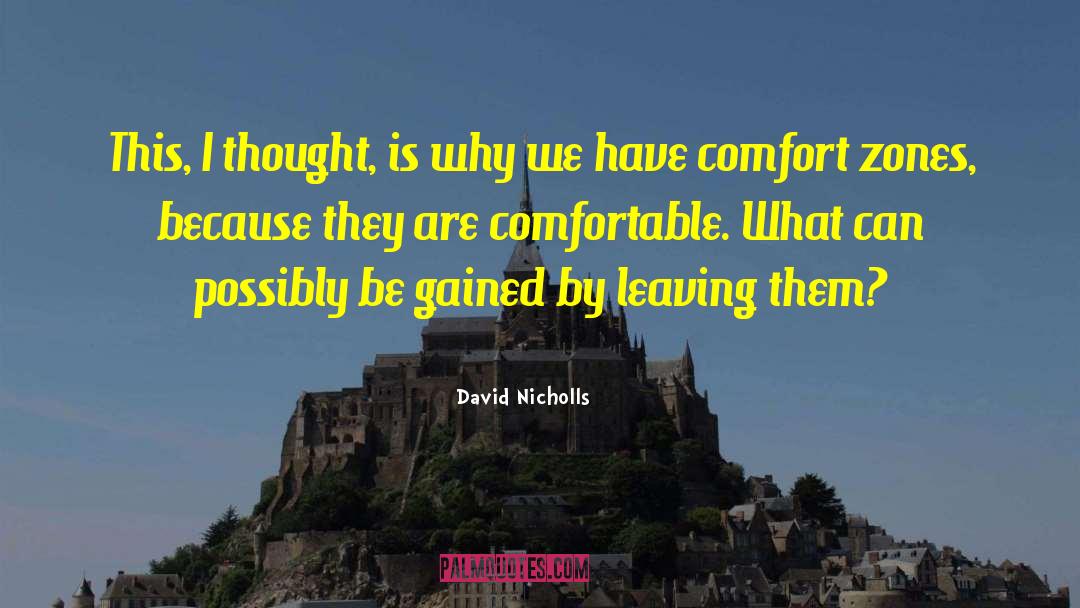 David Nicholls Quotes: This, I thought, is why