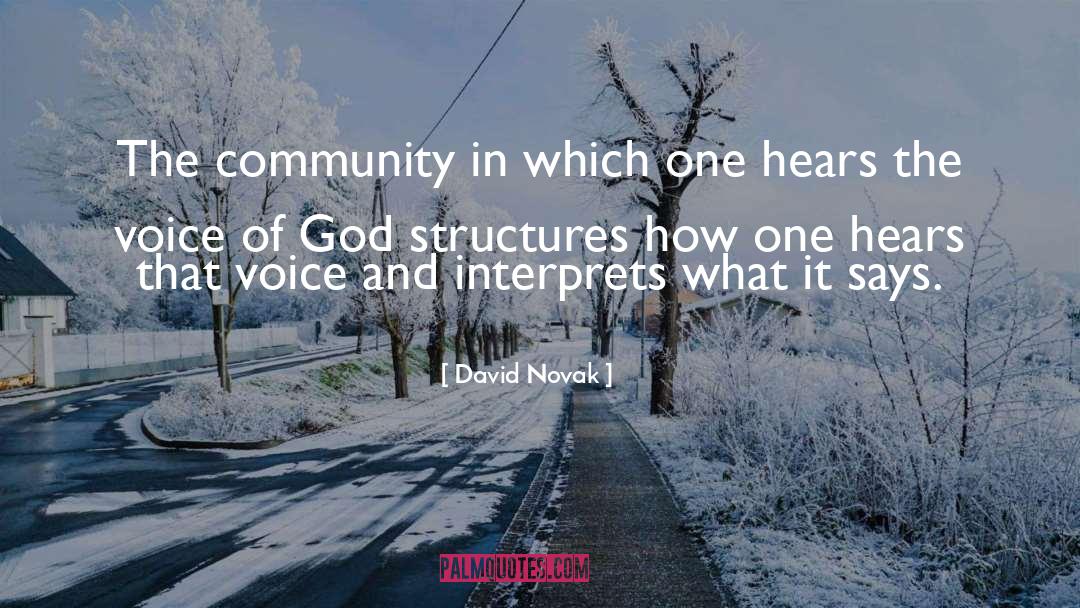 David Novak Quotes: The community in which one