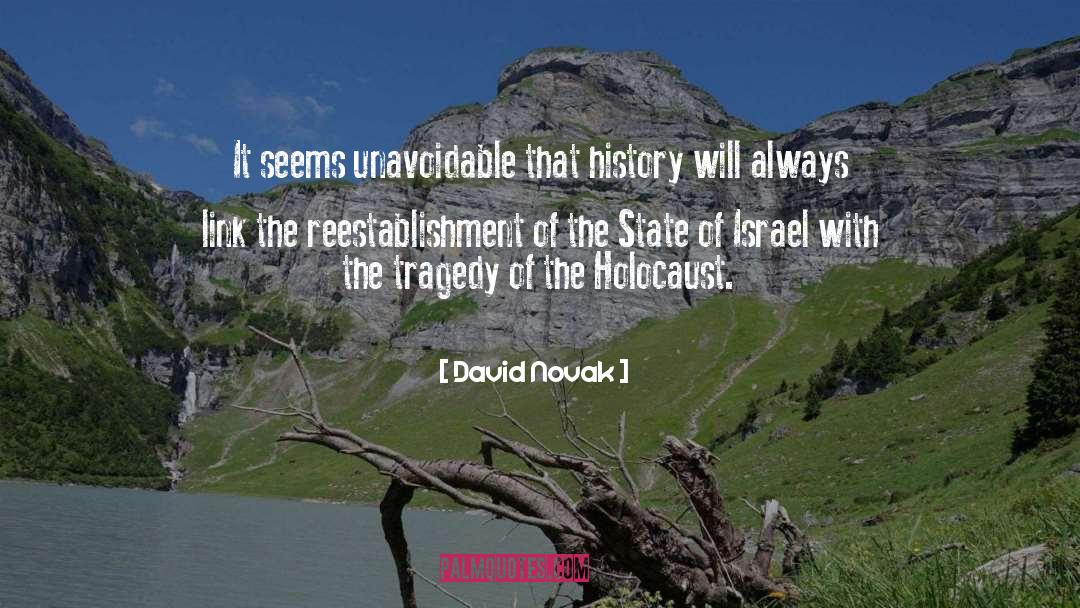 David Novak Quotes: It seems unavoidable that history