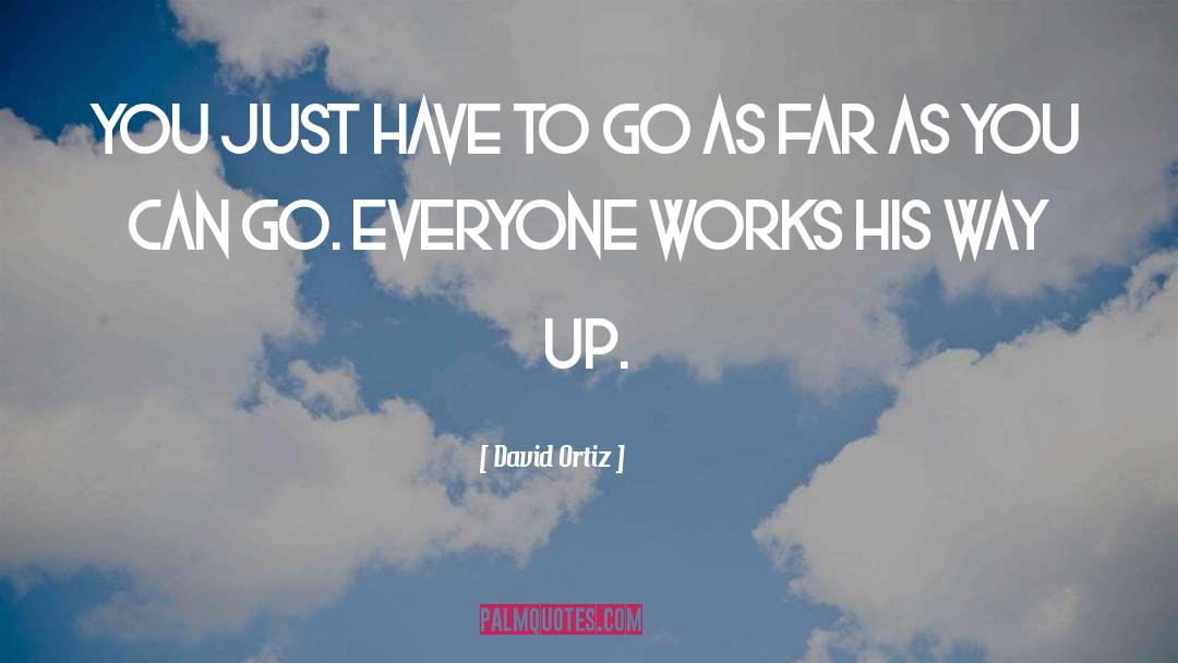 David Ortiz Quotes: You just have to go