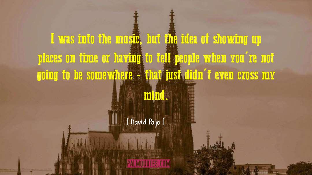 David Pajo Quotes: I was into the music,