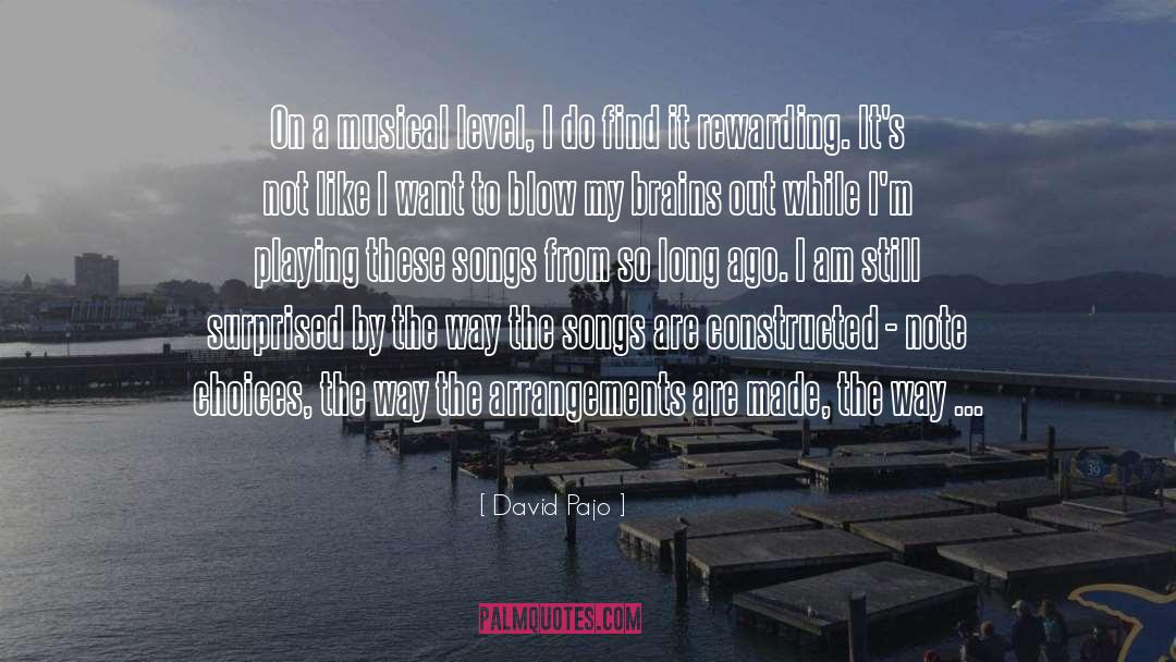 David Pajo Quotes: On a musical level, I