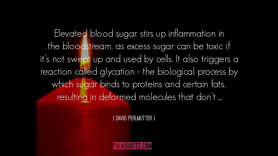 David Perlmutter Quotes: Elevated blood sugar stirs up