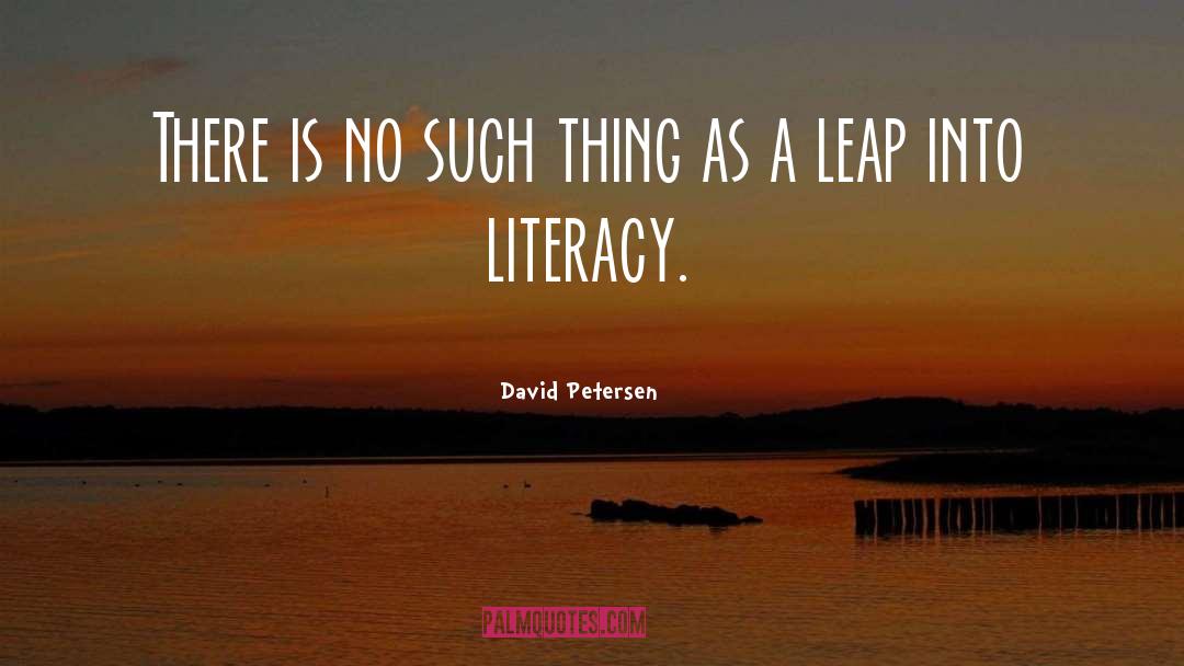 David Petersen Quotes: There is no such thing