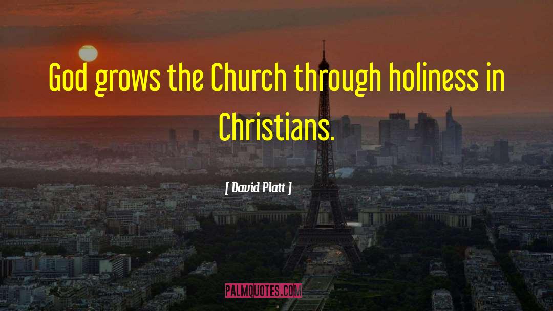 David Platt Quotes: God grows the Church through