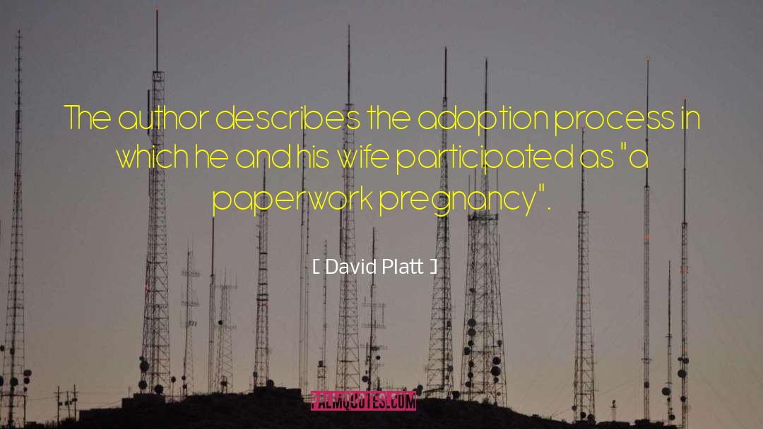 David Platt Quotes: The author describes the adoption