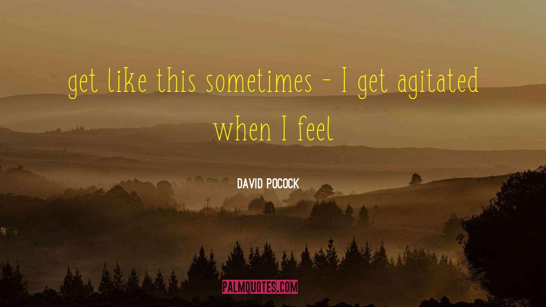 David Pocock Quotes: get like this sometimes -
