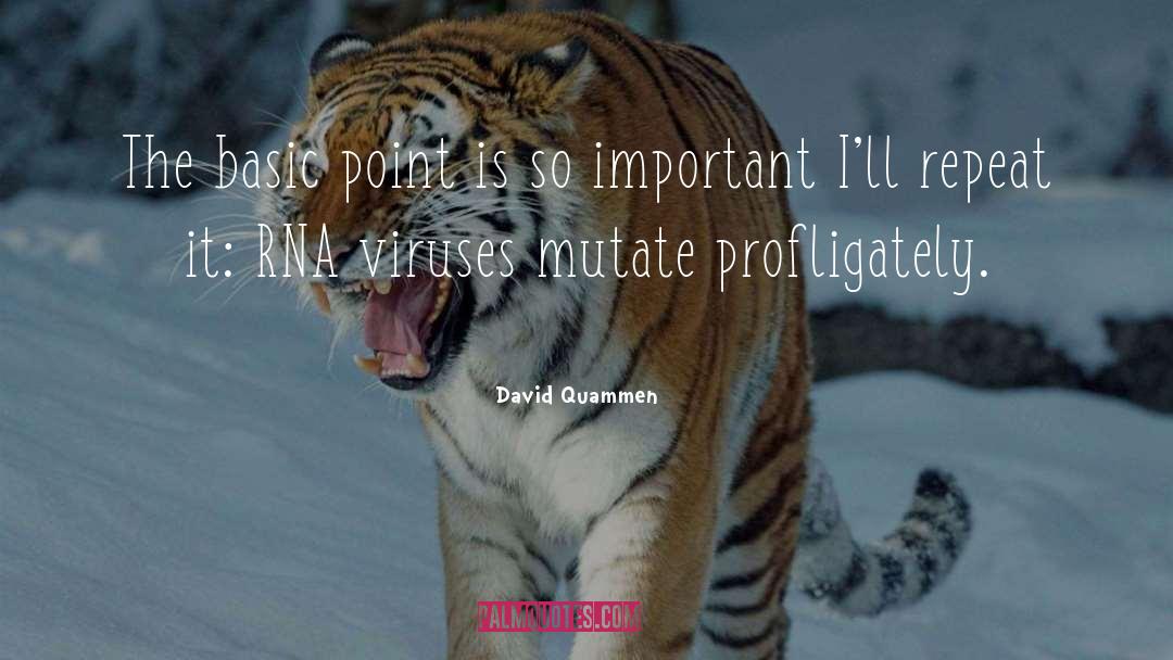 David Quammen Quotes: The basic point is so