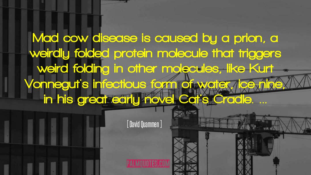 David Quammen Quotes: Mad cow disease is caused