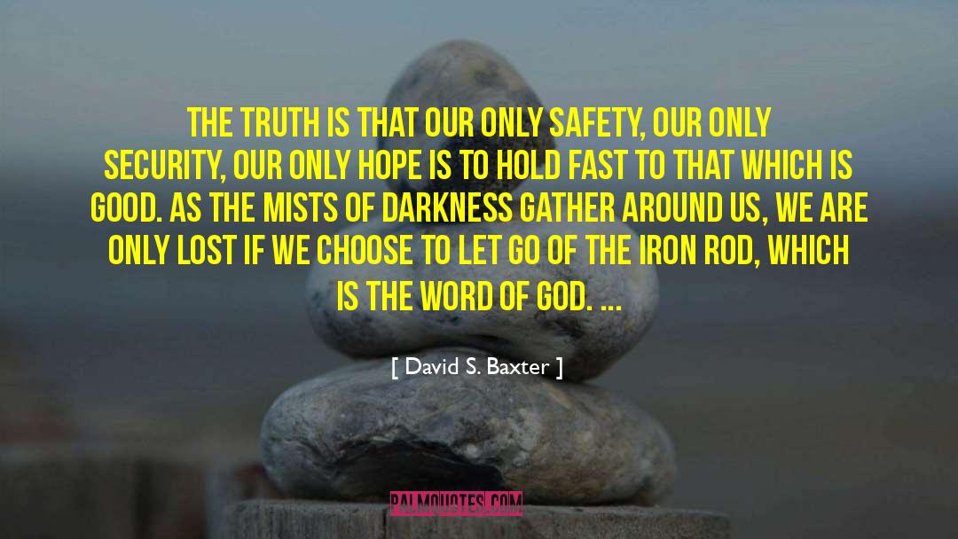 David S. Baxter Quotes: The truth is that our