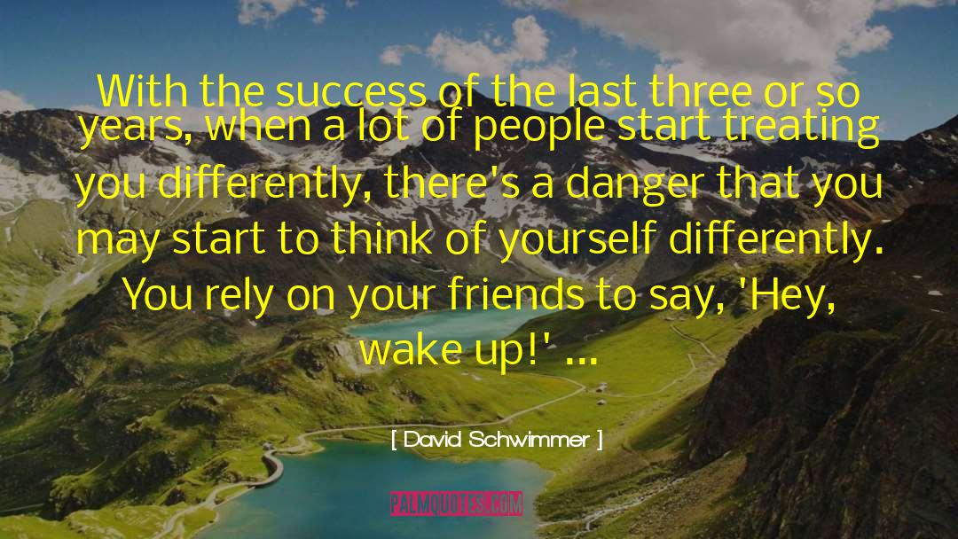 David Schwimmer Quotes: With the success of the