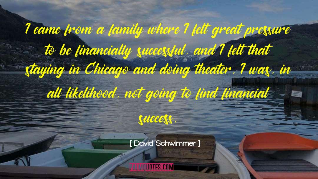 David Schwimmer Quotes: I came from a family