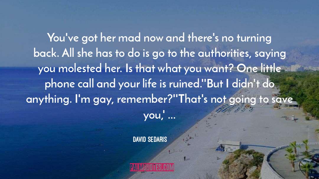 David Sedaris Quotes: You've got her mad now