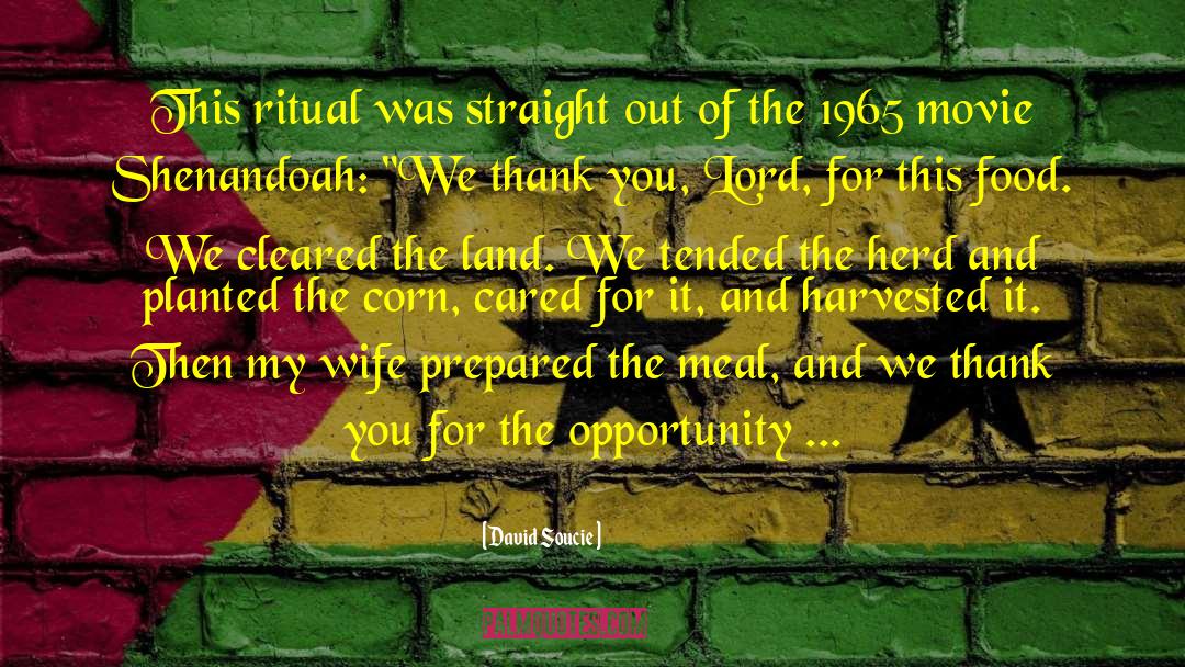 David Soucie Quotes: This ritual was straight out