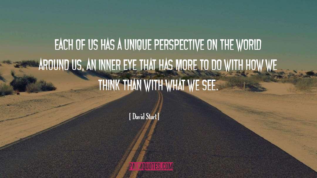 David Sturt Quotes: Each of us has a