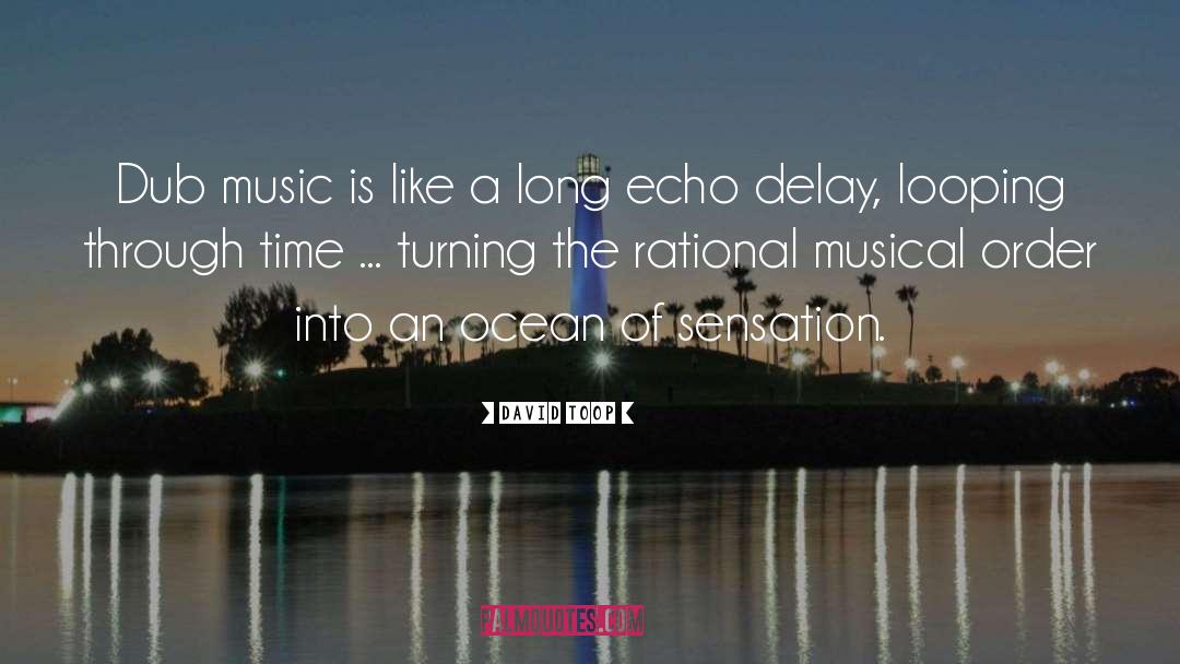 David Toop Quotes: Dub music is like a