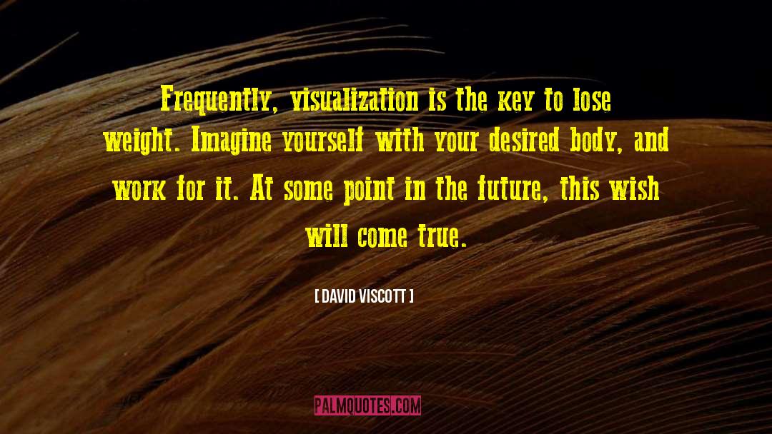 David Viscott Quotes: Frequently, visualization is the key