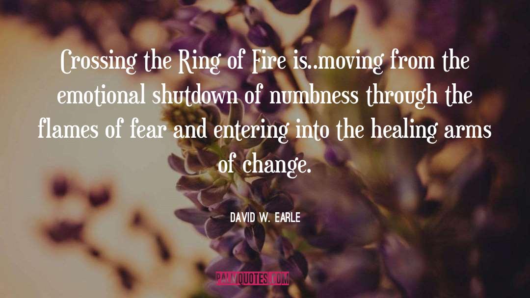 David W. Earle Quotes: Crossing the Ring of Fire