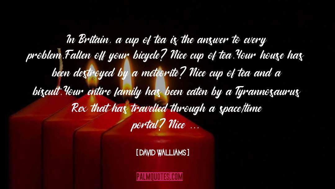 David Walliams Quotes: In Britain, a cup of