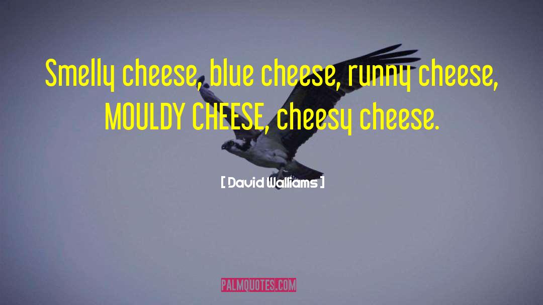 David Walliams Quotes: Smelly cheese, blue cheese, runny