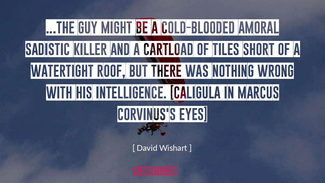 David Wishart Quotes: ...the guy might be a