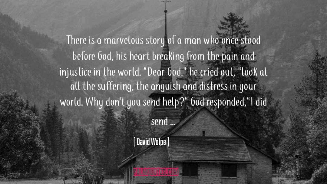 David Wolpe Quotes: There is a marvelous story