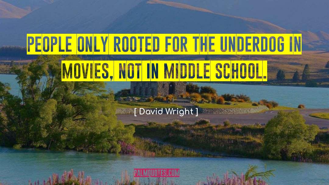 David Wright Quotes: People only rooted for the