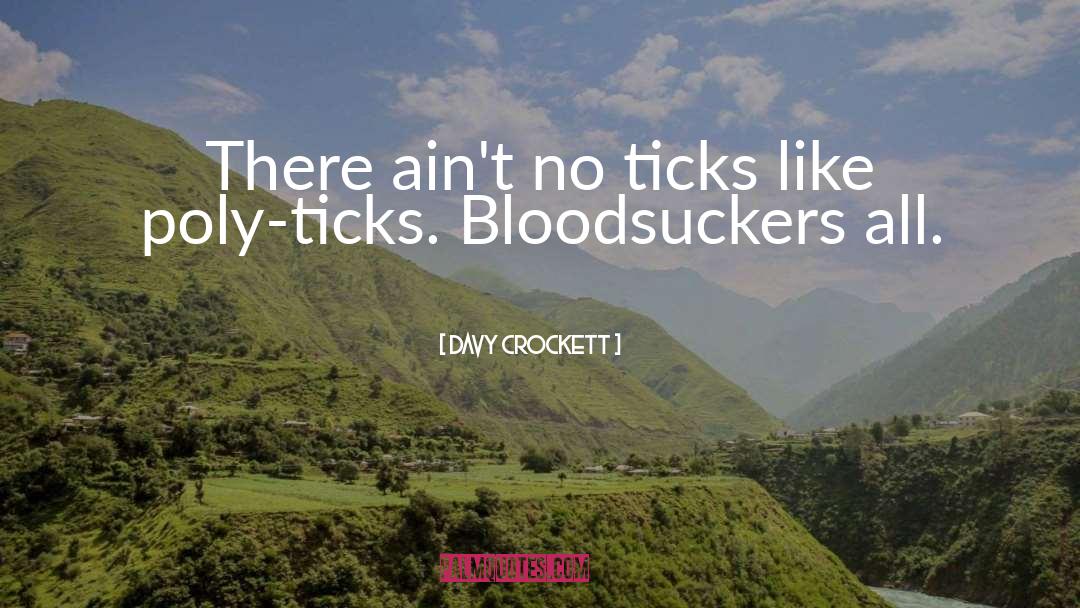 Davy Crockett Quotes: There ain't no ticks like