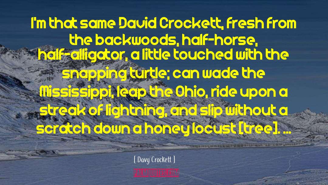Davy Crockett Quotes: I'm that same David Crockett,